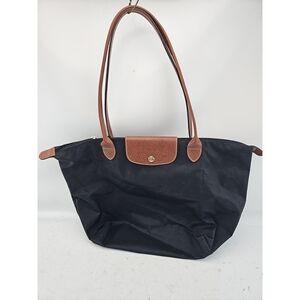 Longchamp Le Pliage Large Black Shoulder Tote